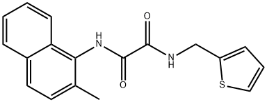 N1-?(2-?methyl-?1-?naphthalenyl)?-?N2-?(2-?thienylmethyl)?- Ethanediamide