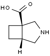 rac-(1R,5R)-3-azabicyclo[3.2.0]heptane-1-carboxylic acid, cis Structural