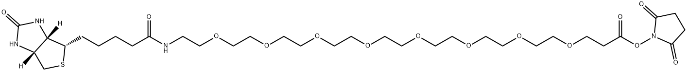 (+)-Biotin-PEG8-NHS Ester