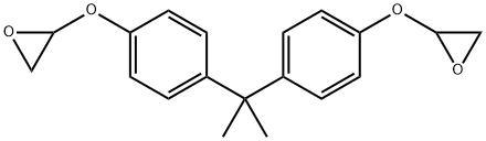 Oxirane, 2,2'-[(1-methylethylidene)bis(4,1-phenyleneoxy)]bis- Structural