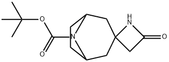 Spiro[8-azabicyclo[3.2.1]octane-3,2'-azetidine]-8-carboxylic acid, 4'-oxo-, 1,1-dimethylethyl ester Structural