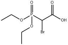 Acetic acid, 2-bromo-2-(diethoxyphosphinyl)- Structural