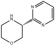 Morpholine, 3-(2-pyrimidinyl)-, (3R)- Structural