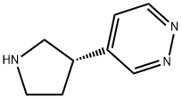 Pyridazine, 4-(3S)-3-pyrrolidinyl- Structural