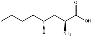 Octanoic acid, 2-amino-4-methyl-, (2S,4R)- Structural
