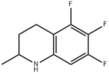 Quinoline, 5,6,7-trifluoro-1,2,3,4-tetrahydro-2-methyl- Structural