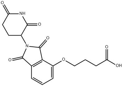 Butanoic acid, 4-[[2-(2,6-dioxo-3-piperidinyl)-2,3-dihydro-1,3-dioxo-1H-isoindol-4-yl]oxy]-