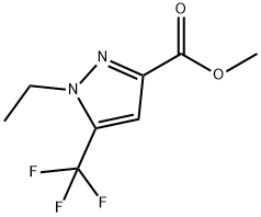 methyl 1-ethyl-5-(trifluoromethyl)-1H-pyrazole-3-carboxylate Structural