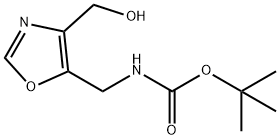 tert-butyl n-{[4-(hydroxymethyl)-1,3-oxazol-5-yl]methyl}carbamate Structural