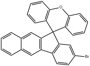 Spiro[11H-benzo[b]fluorene-11,9'-[9H]xanthene], 2-bromo- Structural