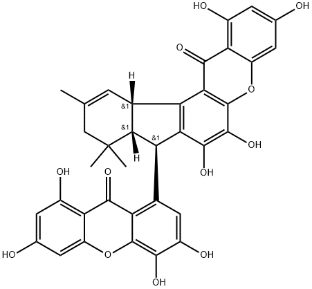Griffipavixanthone Structural