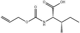 L-Isoleucine, N-[(2-propen-1-yloxy)carbonyl]- Structural