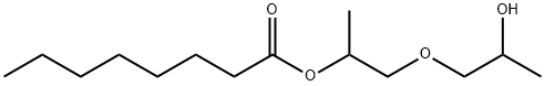 Octanoic acid, 2-(2-hydroxypropoxy)-1-methylethyl ester Structural