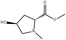 D-Proline, 4-hydroxy-1-methyl-, methyl ester, (4S)- Structural