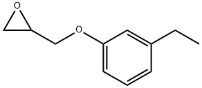 Oxirane, 2-[(3-ethylphenoxy)methyl]- Structural