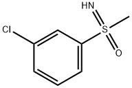 Sulfoximine, S-(3-chlorophenyl)-S-methyl- (9CI) Structural