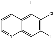 Quinoline, 6-chloro-5,7-difluoro- Structural