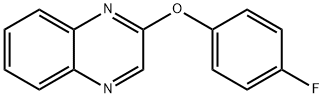 Quinoxaline, 2-(4-fluorophenoxy)- Structural