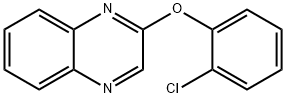 Quinoxaline, 2-(2-chlorophenoxy)- Structural