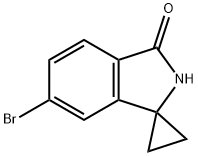 Spiro[cyclopropane-1,1'-[1H]isoindol]-3'(2'H)-one, 6'-bromo- Structural