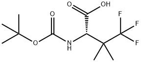 L-Valine, N-[(1,1-dimethylethoxy)carbonyl]-4,4,4-trifluoro-3-methyl- Structural
