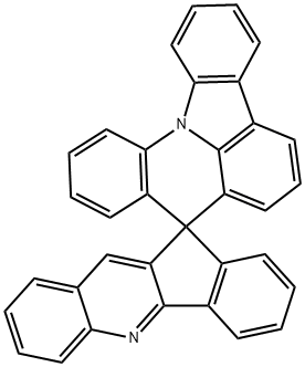Spiro[11H-indeno[1,2-b]quinoline-11,8'-indolo[3,2,1-de]acridine Structural