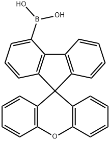 Boronic acid, B-spiro[9H-fluorene-9,9'-[9H]xanthen]-4-yl- Structural