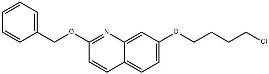 Quinoline, 7-(4-chlorobutoxy)-2-(phenylmethoxy)- Structural