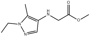 methyl N-(1-ethyl-5-methyl-1H-pyrazol-4-yl)glycinate Structural