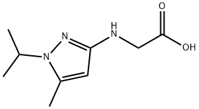 N-(1-isopropyl-5-methyl-1H-pyrazol-3-yl)glycine Structural