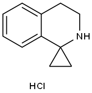 Spiro[cyclopropane-1,1'(2'H)-isoquinoline], 3',4'-dihydro-, hydrochloride (1:1) Structural