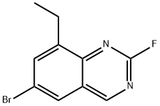 Quinazoline, 6-bromo-8-ethyl-2-fluoro- Structural