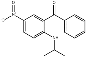 Methanone, [2-[(1-methylethyl)amino]-5-nitrophenyl]phenyl- Structural