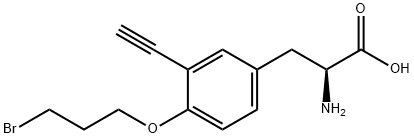 L-Tyrosine, O-(3-bromopropyl)-3-ethynyl- Structural