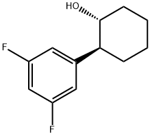 Cyclohexanol, 2-(3,5-difluorophenyl)-, (1R,2S)- Structural