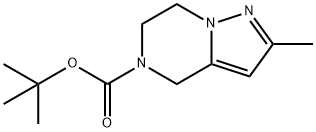 tert-butyl 2-methyl-6,7-dihydropyrazolo[1,5-a]pyrazine-5(4H)-carboxylate Structural