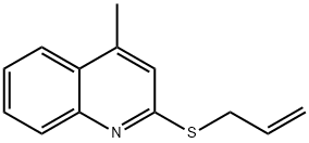 Quinoline, 4-methyl-2-(2-propen-1-ylthio)- Structural