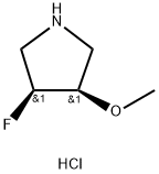 Pyrrolidine, 3-fluoro-4-methoxy-, hydrochloride (1:1), (3S,4R)-