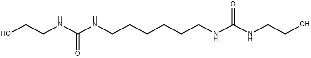 Urea, N-(2-hydroxyethyl)-N'-[6-[[[(2-hydroxyethyl)amino]carbonyl]amino]hexyl]- Structural