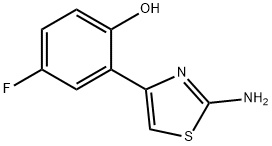 JR-13979, 2-(2-Aminothiazol-4-yl)-4-fluorophenol Structural