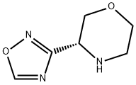 Morpholine, 3-(1,2,4-oxadiazol-3-yl)-, (3R)- Structural