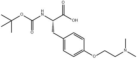 L-Tyrosine, O-[2-(dimethylamino)ethyl]-N-[(1,1-dimethylethoxy)carbonyl]- Structural