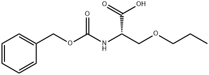 L-Serine, N-[(phenylmethoxy)carbonyl]-O-propyl- Structural
