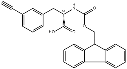 Fmoc-3-ethynylphe Structural