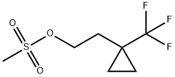 Cyclopropaneethanol, 1-(trifluoromethyl)-, 1-methanesulfonate Structural