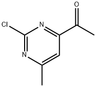 Ethanone, 1-(2-chloro-6-methyl-4-pyrimidinyl)- Structural