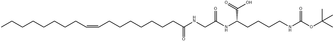 N'-Boc-N-(Gly-Oleoyl)-Lys Structural