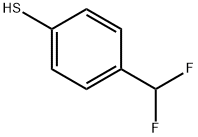 Benzenethiol, 4-(difluoromethyl)- Structural