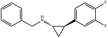 Benzenemethanamine, N-[(1S,2R)-2-(3,4-difluorophenyl)cyclopropyl]- Structural