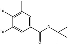 tert-Butyl 3,4-dibromo-5-methylbenzoate Structural